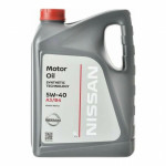 Моторное масло Nissan NISSAN 5W40 5л. синтетическое
