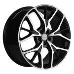 Khomen Wheels KHW2012 (FAW Bestune T99) Black-FP 8.00x20.00 5/114.30 ET45 d67.10