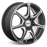 Xtrike X-110 BK/FP 6.00x14.00 4/114.30 ET38 d66.10