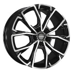 Khomen Wheels KHW1907 (Exeed VX/TXL) Black-FP 7.50x19.00 5/108.00 ET36 d65.10