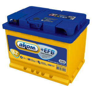 Купить AKOM +EFB (Start-Stop) 62 Обратная в Волгограде