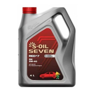 Купить Моторное масло  S-OIL 5W40 4л. синтетическое в Волгограде