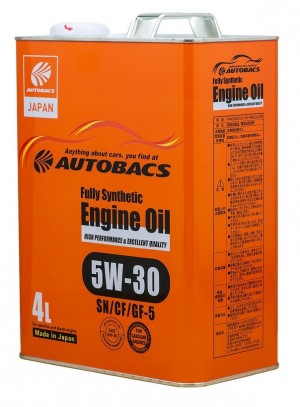 Купить Autobacs Fully Synthetic 5W-30 SN/CF/GF-5 4л. в Волгограде