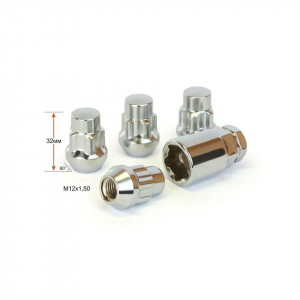 Купить Секретки Вектор гайка 12х1,50 L32 конус закрытая, колпачок, 1 ключ 19 416445H1  в Волгограде